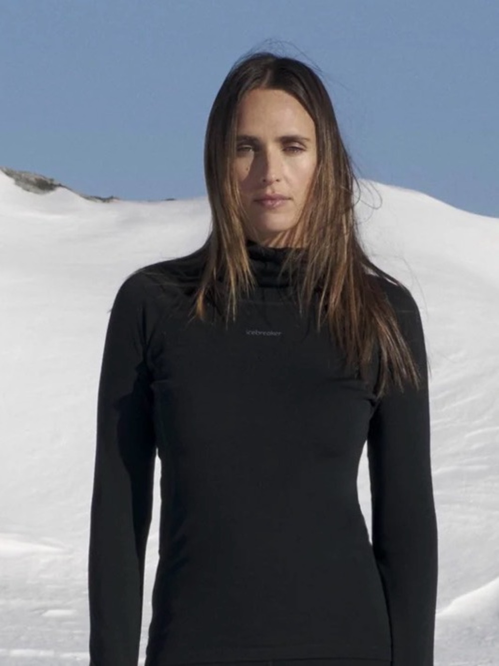 Icebreaker Women's 300 MerinoFine™ Polar Long Sleeve Roll Neck Thermal Top